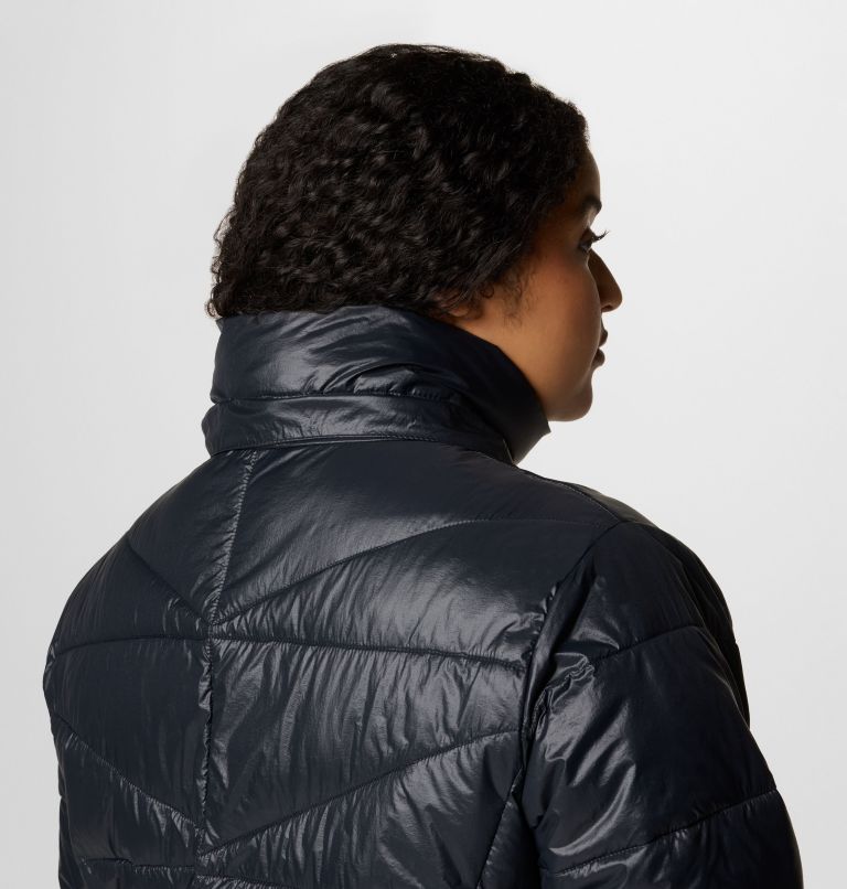 Manteau mi-long isolé Peak to Park III pour femmes – Grandes tailles, Color: Black Gunmetal, image 6