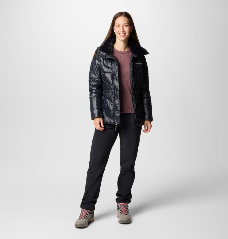 Women's Peak to Park III Insulated Hooded Jacket, Color: Black Gunmetal, image 3