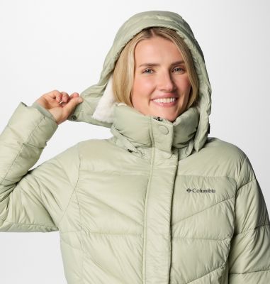Giacca Invernale Columbia Peak To Park II – Donna, Imbottita Con Cappuccio, Blu Scuro, XX-Large
