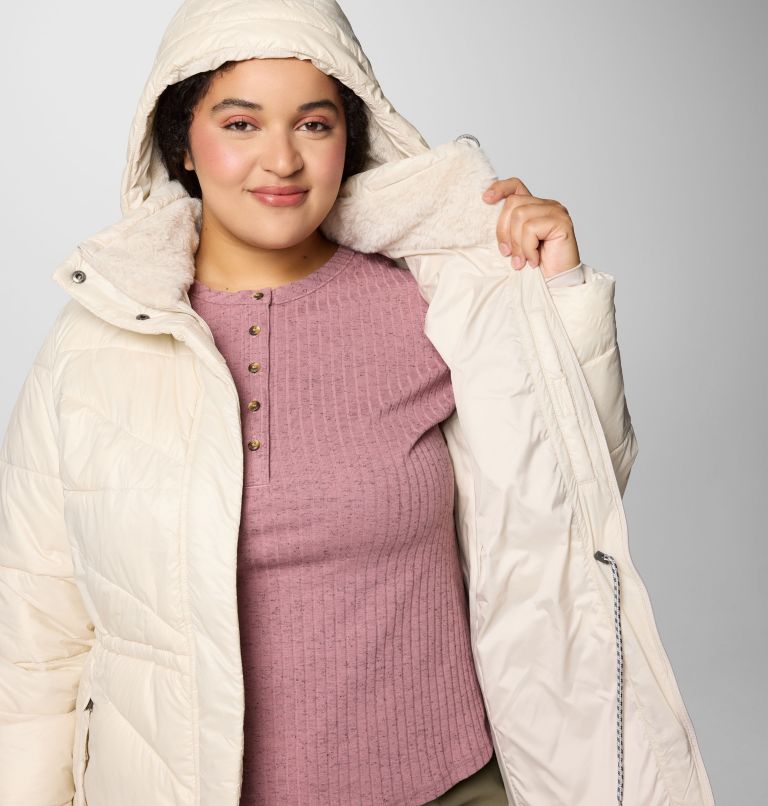 Women's Peak to Park III Insulated Hooded Jacket - Plus Size, Color: Dark Stone Gunmetal, image 7
