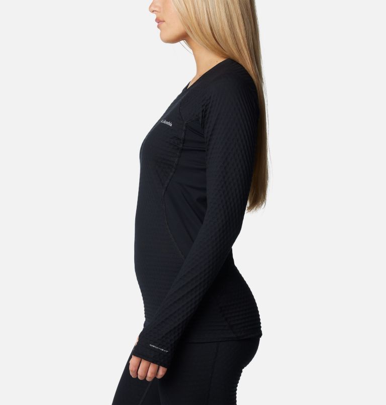 Women's Omni Heat Helix Baselayer Crew Shirt, Color: Black, image 3