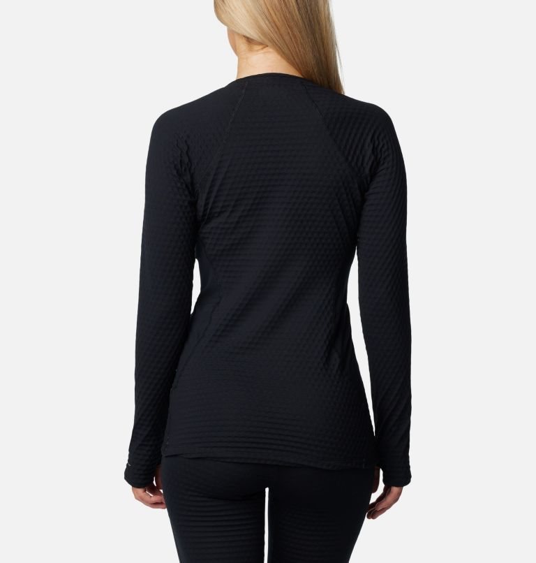 Women's Omni Heat Helix Baselayer Crew Shirt, Color: Black, image 2
