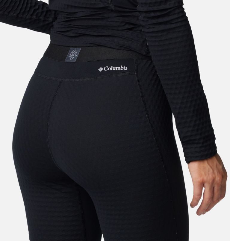 Women's Omni Heat Helix Baselayer Tights, Color: Black, image 5