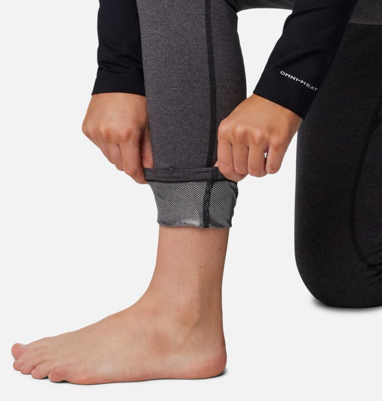 Women's Omni-Heat Lightweight Baselayer Tights, Color: Black, image 6