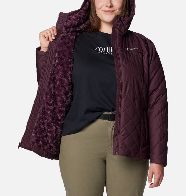 Women's Copper Crest II Hooded Jacket - Plus Size, Color: Moonvista, image 5
