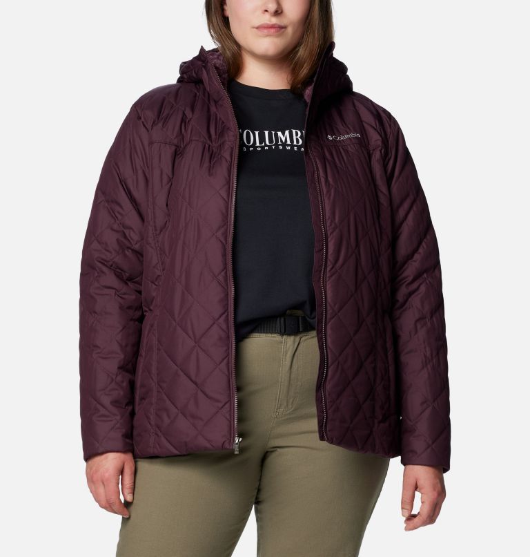 Women's Copper Crest II Hooded Jacket - Plus Size, Color: Moonvista, image 7
