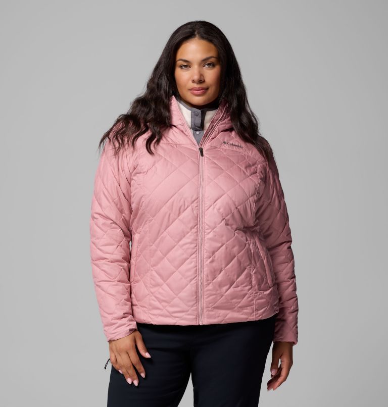 Women's Copper Crest II Hooded Jacket - Plus Size, Color: Eraser Pink, image 1