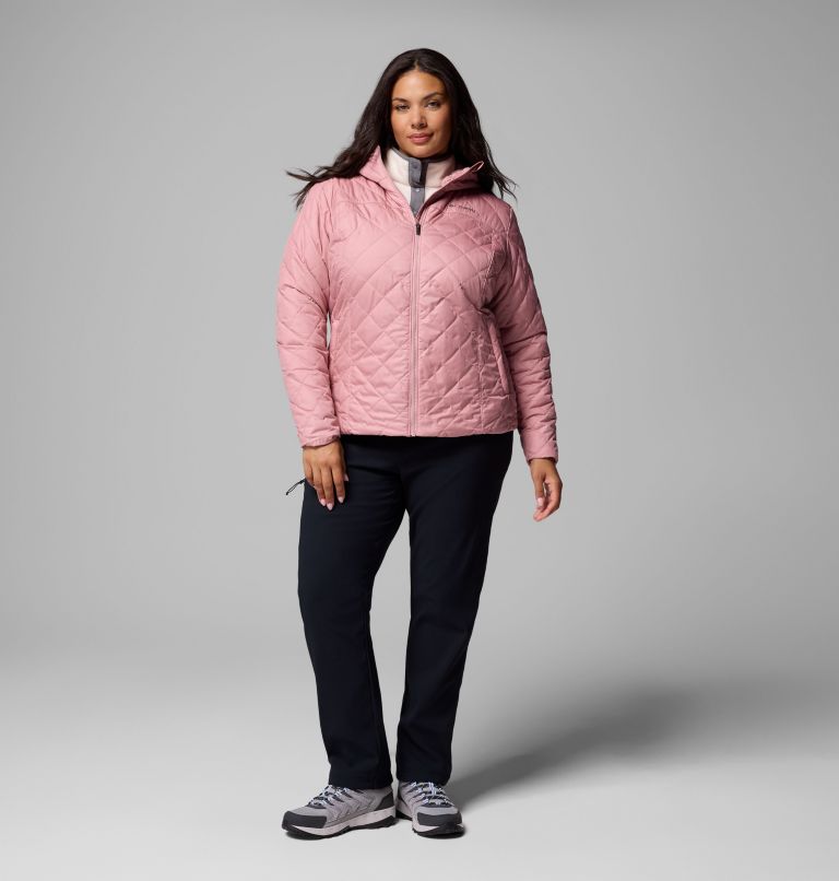 Women's Copper Crest II Hooded Jacket - Plus Size, Color: Eraser Pink, image 2