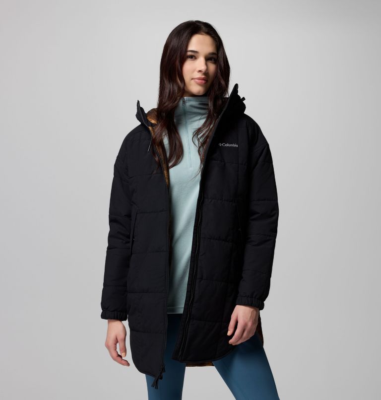Women's Chatfield Hill II Novelty Jacket, Color: Black, Tobacco Omblur Print, image 5
