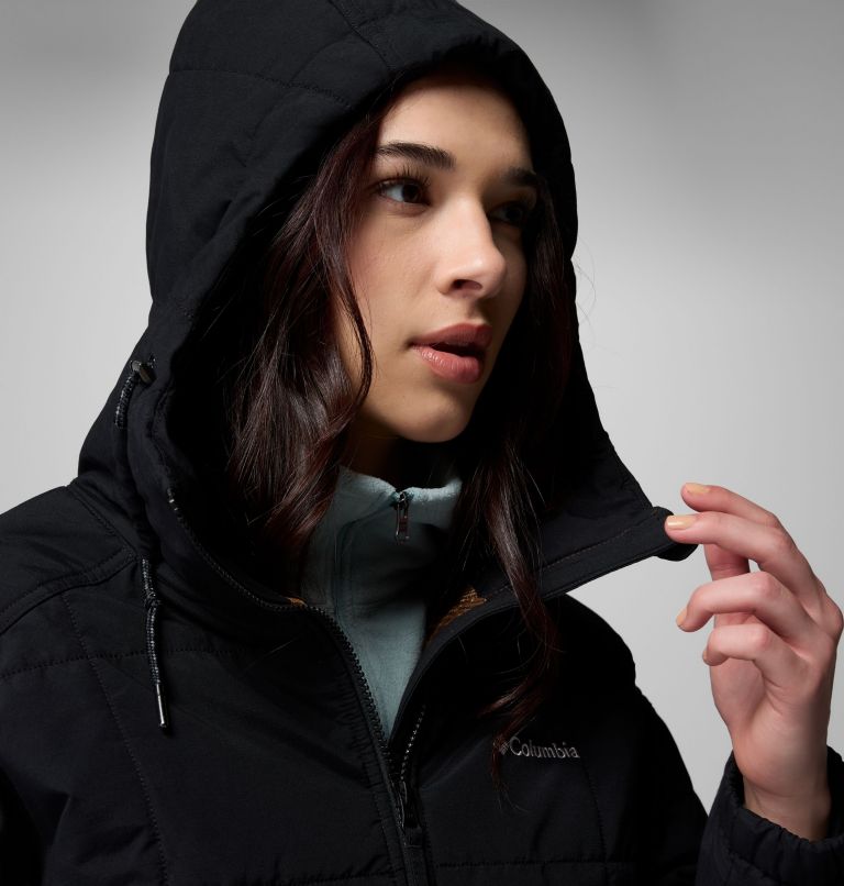 Women's Chatfield Hill II Novelty Jacket, Color: Black, Tobacco Omblur Print, image 6