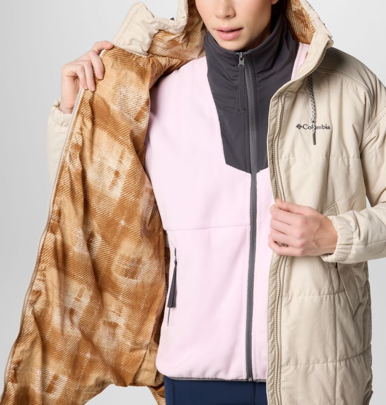 Women's Chatfield Hill II Novelty Jacket, Color: Dark Stone, Camel Brown Omblur, image 6