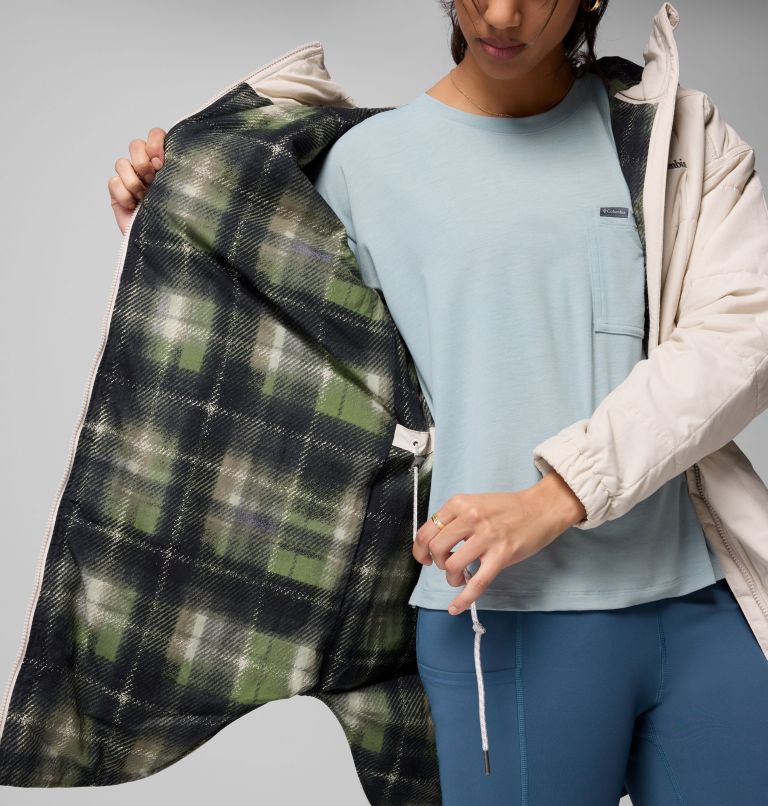 Women's Chatfield Hill II Novelty Jacket, Color: Dark Stone, Safari Omblur Print, image 7