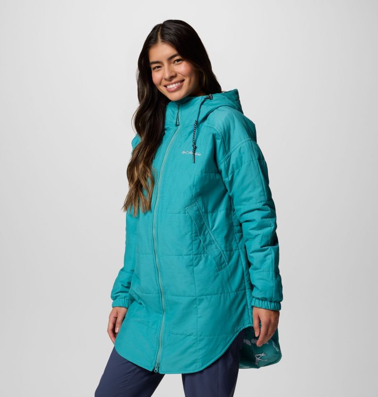 Women's Chatfield Hill II Novelty Jacket, Color: Teal Outbacked, image 3