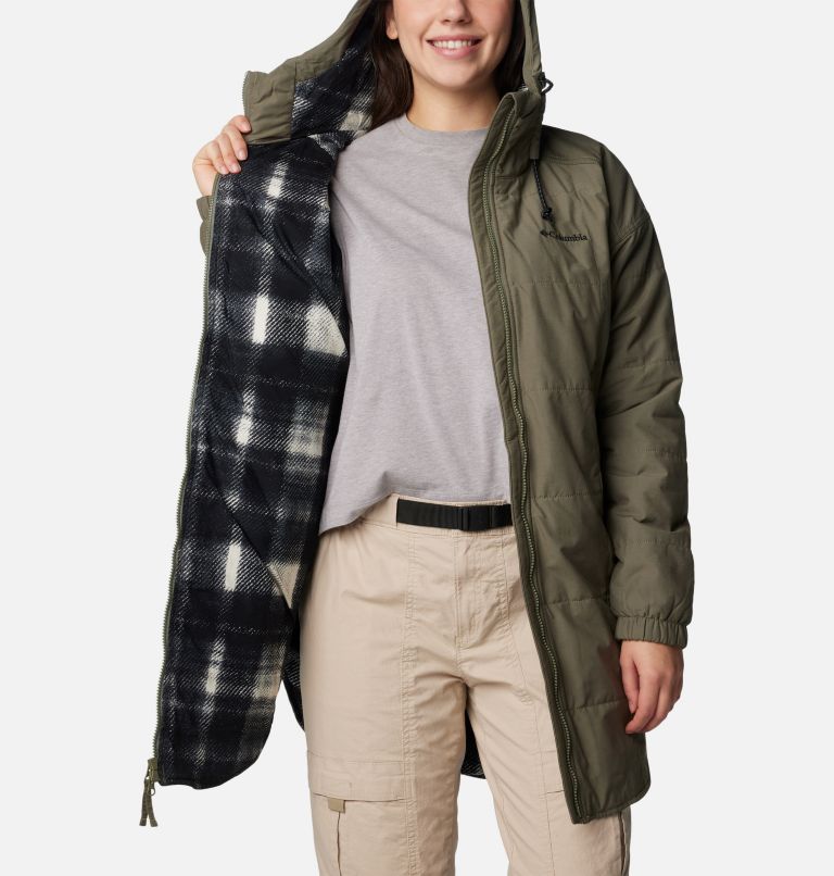 Women's Chatfield Hill II Novelty Jacket, Color: Stone Green, Chalk Omblur Tonal, image 5