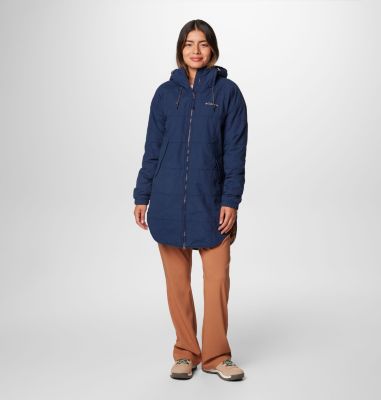 Women's Chatfield Hill II Novelty Jacket, Color: Collegiate Navy, Nocturnal Omblur, image 27
