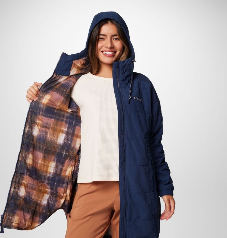 Manteau Chatfield Hill II Original pour femmes, Color: Collegiate Navy, Nocturnal Omblur, image 6