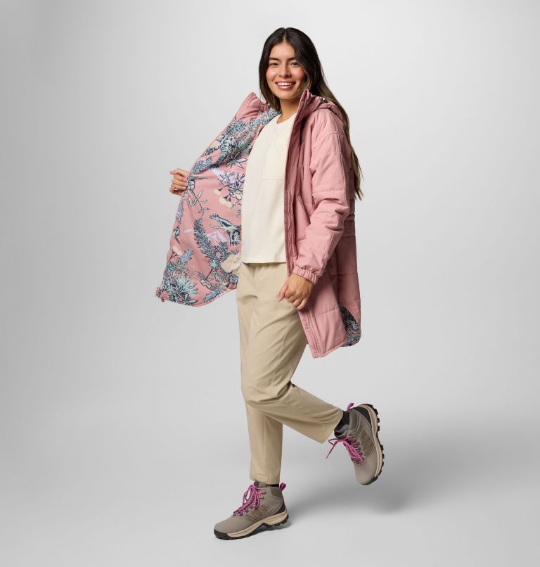 Women's Chatfield Hill II Novelty Jacket, Color: Eraser Pink Outbacked, image 7