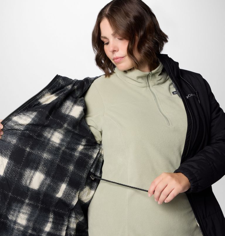Manteau Chatfield Hill II Original pour femmes – Grandes tailles, Color: Black, Chalk Omblur Tonal, image 6