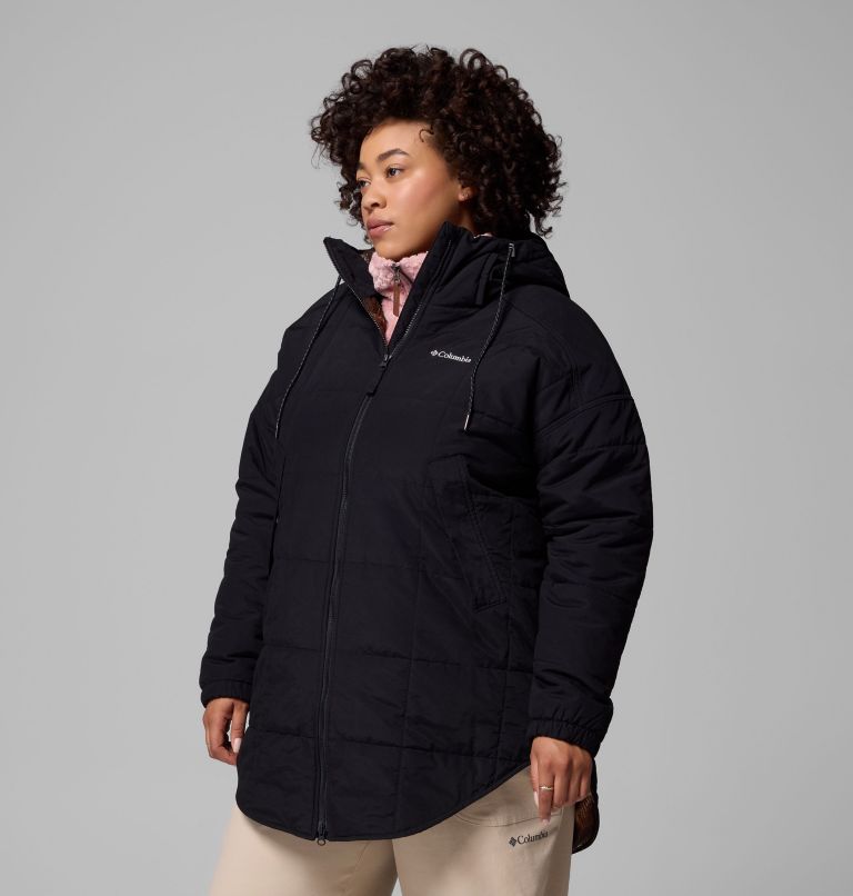 Women's Chatfield Hill II Novelty Jacket - Plus Size, Color: Black, Tobacco Omblur Print, image 4