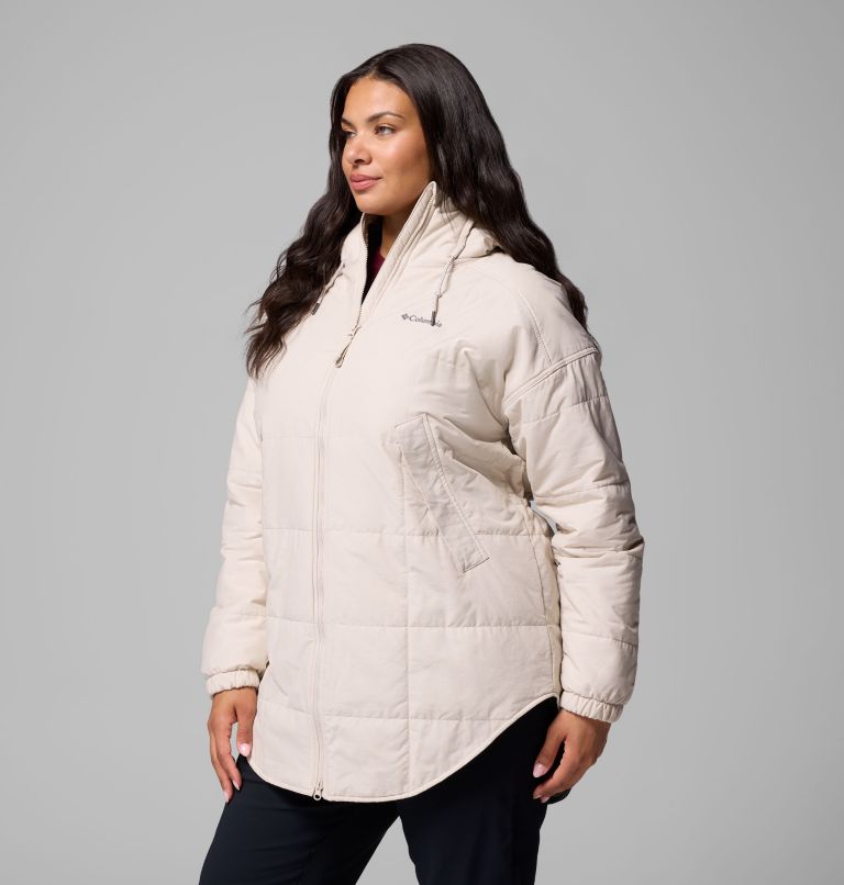 Women's Chatfield Hill II Novelty Jacket - Plus Size, Color: Dark Stone, Safari Omblur Print, image 4