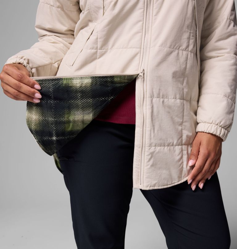 Women's Chatfield Hill II Novelty Jacket - Plus Size, Color: Dark Stone, Safari Omblur Print, image 9