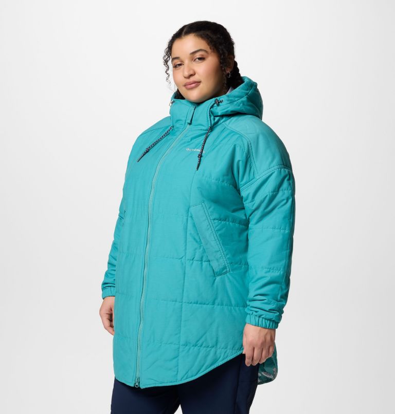 Women's Chatfield Hill II Novelty Jacket - Plus Size, Color: Teal Outbacked, image 3