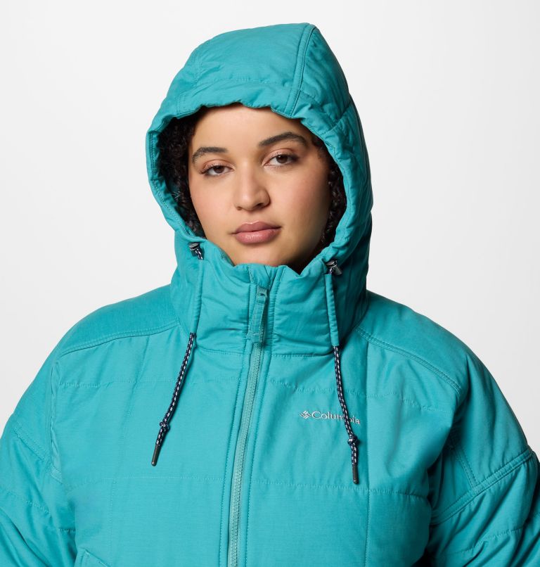 Women's Chatfield Hill II Novelty Jacket - Plus Size, Color: Teal Outbacked, image 4