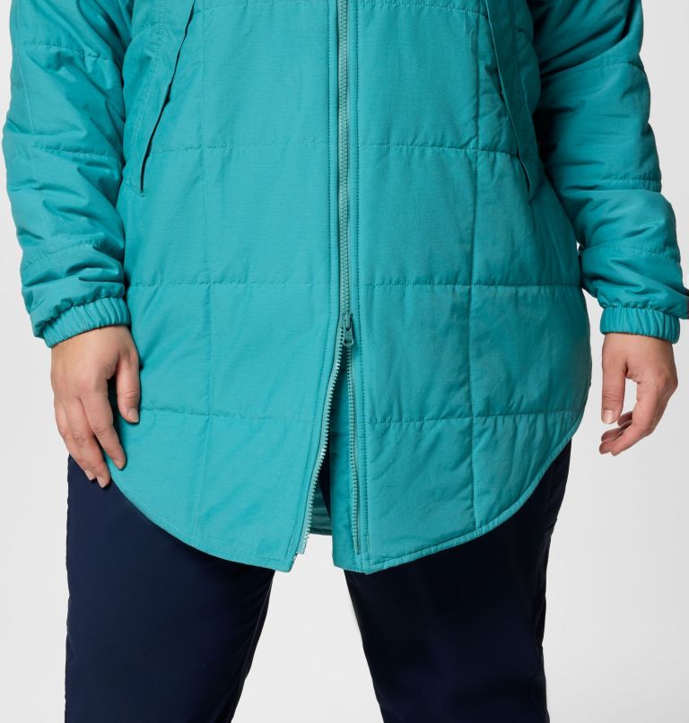 Women's Chatfield Hill II Novelty Jacket - Plus Size, Color: Teal Outbacked, image 5