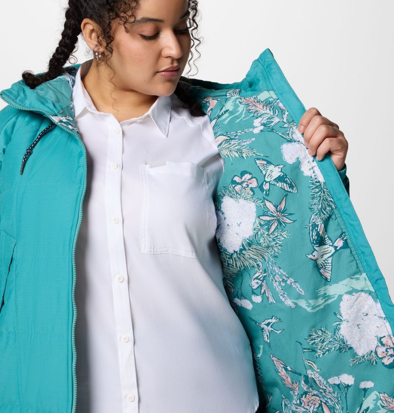 Women's Chatfield Hill II Novelty Jacket - Plus Size, Color: Teal Outbacked, image 6
