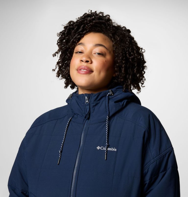 Women's Chatfield Hill II Novelty Jacket - Plus Size, Color: Collegiate Navy, Nocturnal Omblur, image 5