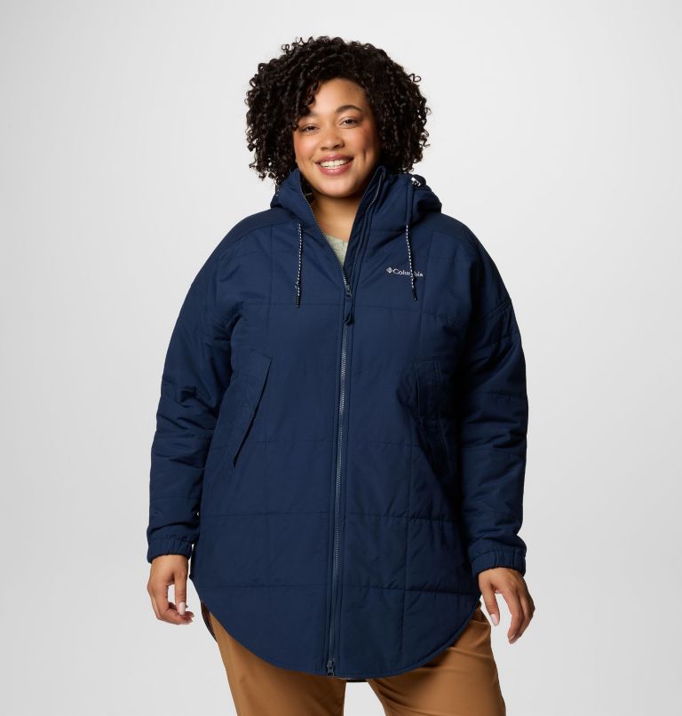Women's Chatfield Hill II Novelty Jacket - Plus Size, Color: Collegiate Navy, Nocturnal Omblur, image 1
