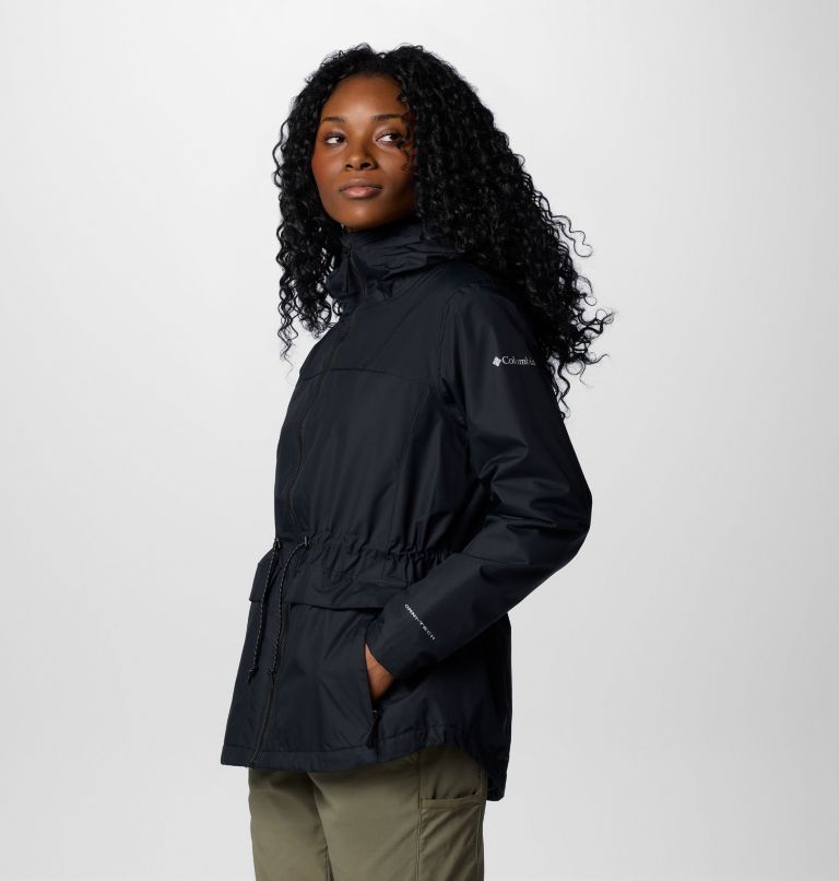 Columbia women's lined rain jacket best sale