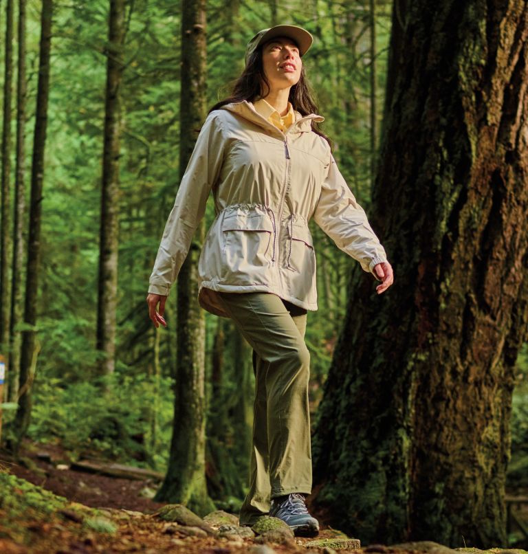 Women's Sweet Creek II Lined Rain Jacket - Plus Size, Color: Dark Stone, image 9