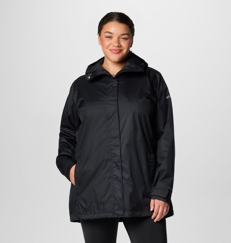 Plus size rain jacket columbia best sale