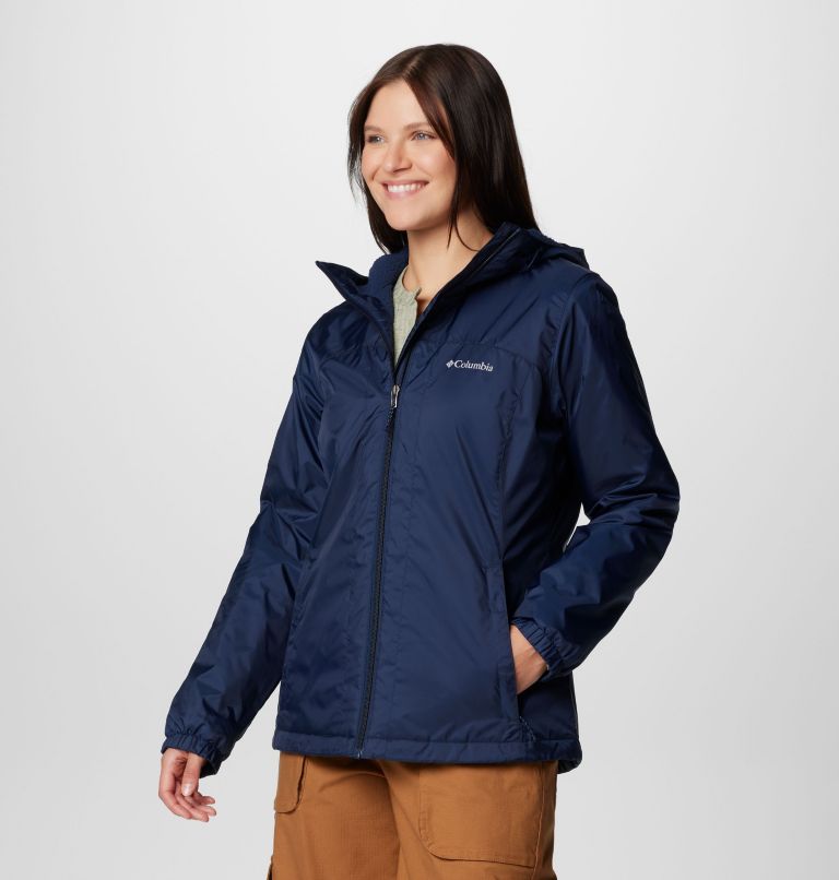 Women's Switchback II Sherpa Lined Jacket, Color: Collegiate Navy, image 4