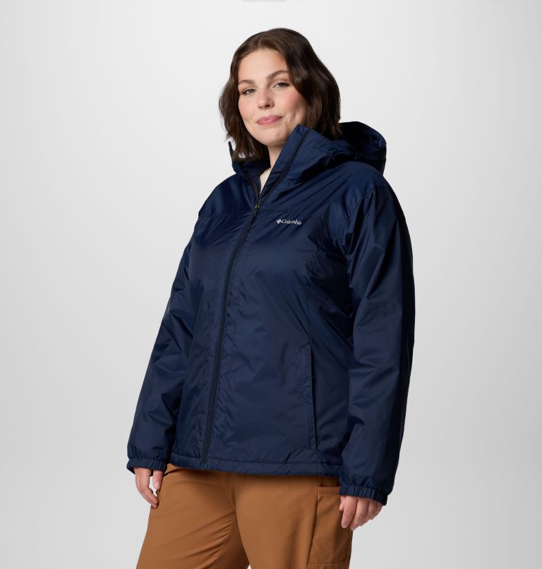 Women's Switchback II Sherpa Lined Jacket - Plus Size, Color: Collegiate Navy, image 4