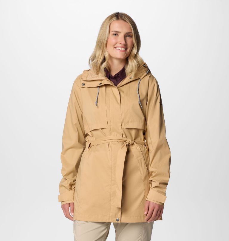 Columbia womens yellow rain fashion jacket