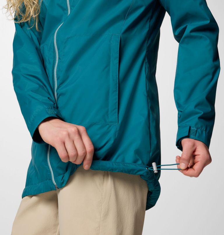 Women's Switchback II Lined Long Jacket, Color: River Blue, image 5
