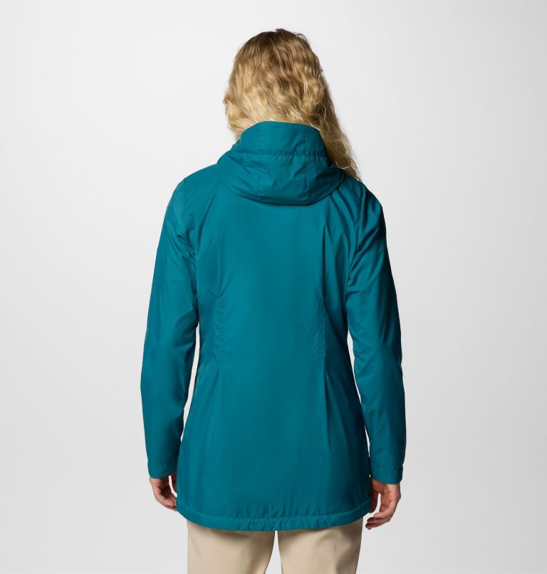 Women's Switchback II Lined Long Jacket, Color: River Blue, image 2
