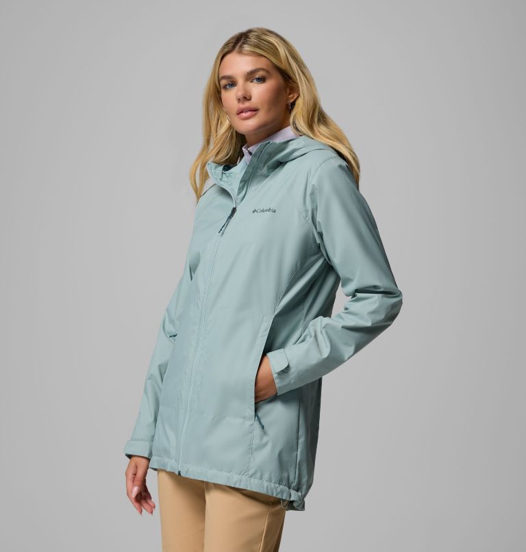 Women's Switchback II Lined Long Jacket, Color: Crushed Blue, image 4