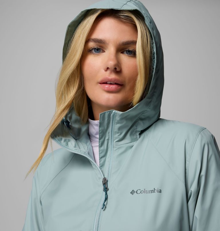 Women's Switchback II Lined Long Jacket, Color: Crushed Blue, image 5