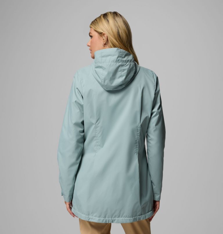 Women's Switchback II Lined Long Jacket, Color: Crushed Blue, image 3