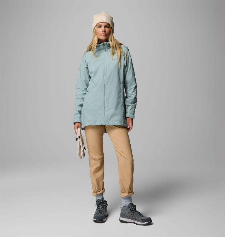 Women's Switchback II Lined Long Jacket, Color: Crushed Blue, image 2