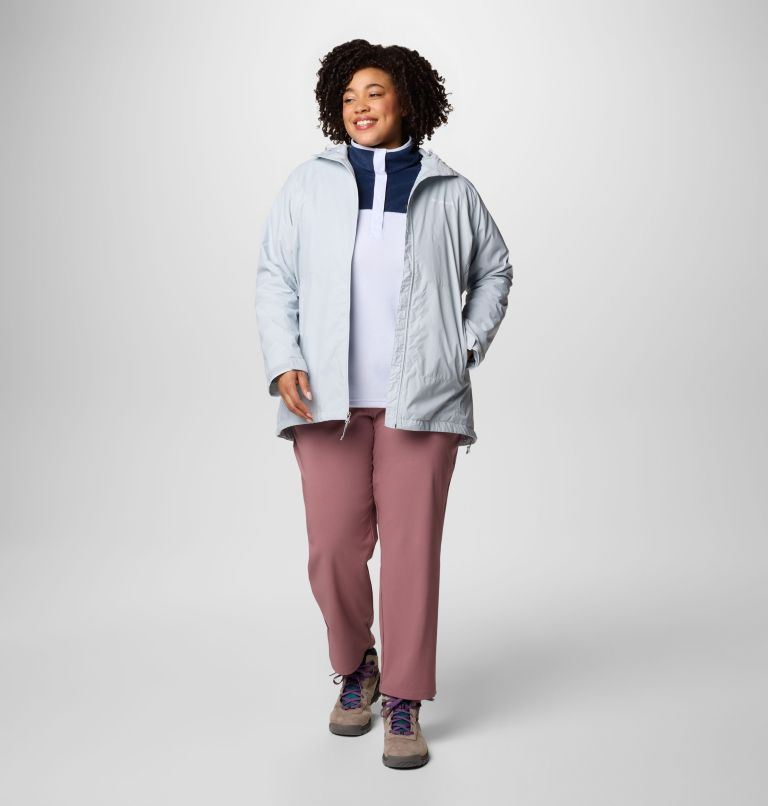 Women's Switchback II Lined Long Jacket - Plus Size, Color: Cirrus Grey, image 3
