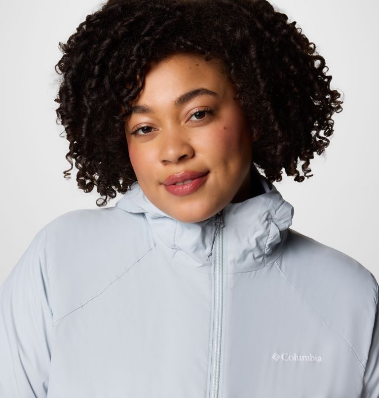 Women's Switchback II Lined Long Jacket - Plus Size, Color: Cirrus Grey, image 5