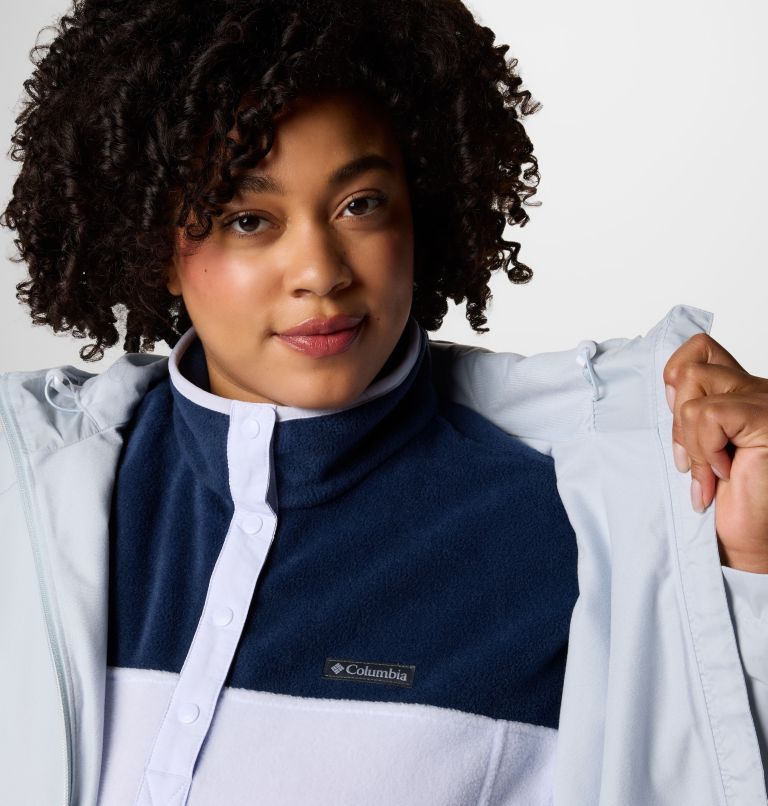 Women's Switchback II Lined Long Jacket - Plus Size, Color: Cirrus Grey, image 7