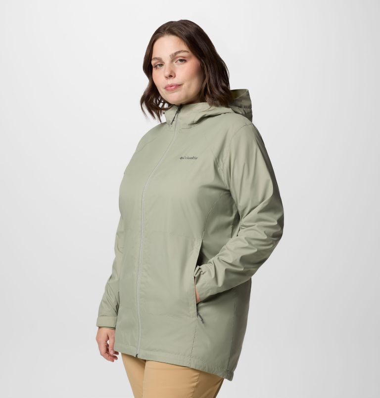 Women's Switchback II Lined Long Jacket - Plus Size, Color: Safari, image 3