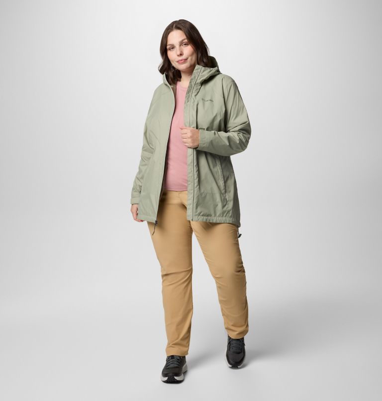 Women's Switchback II Lined Long Jacket - Plus Size, Color: Safari, image 6