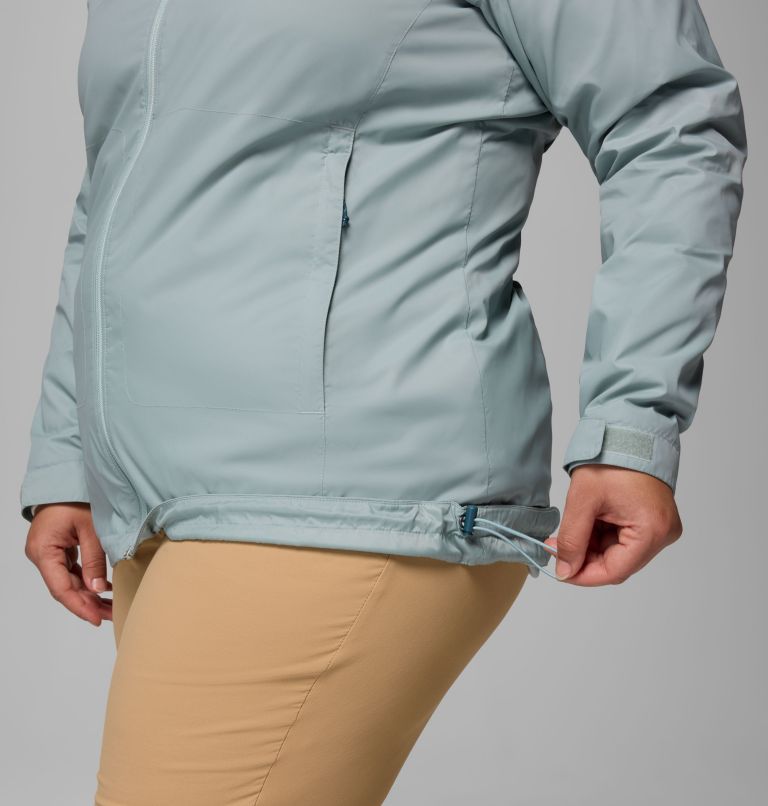 Women's Switchback II Lined Long Jacket - Plus Size, Color: Crushed Blue, image 8