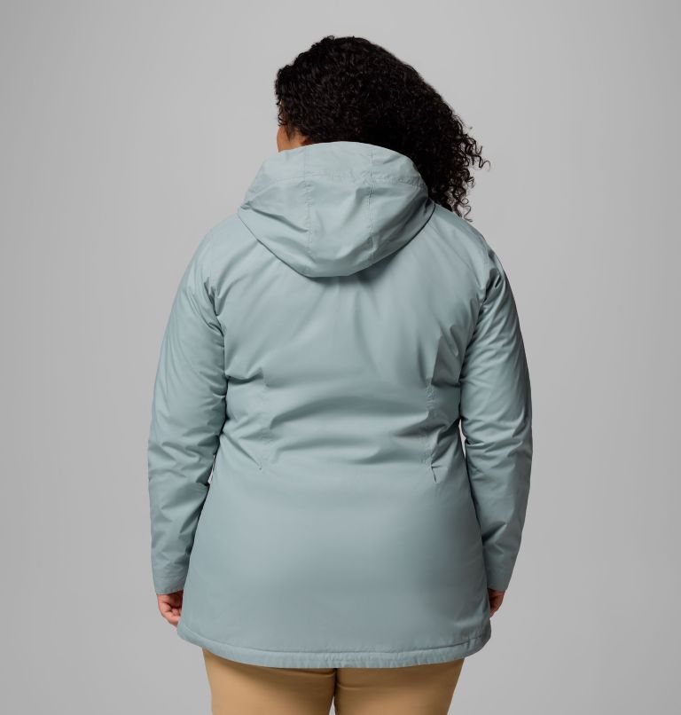 Women's Switchback II Lined Long Jacket - Plus Size, Color: Crushed Blue, image 3